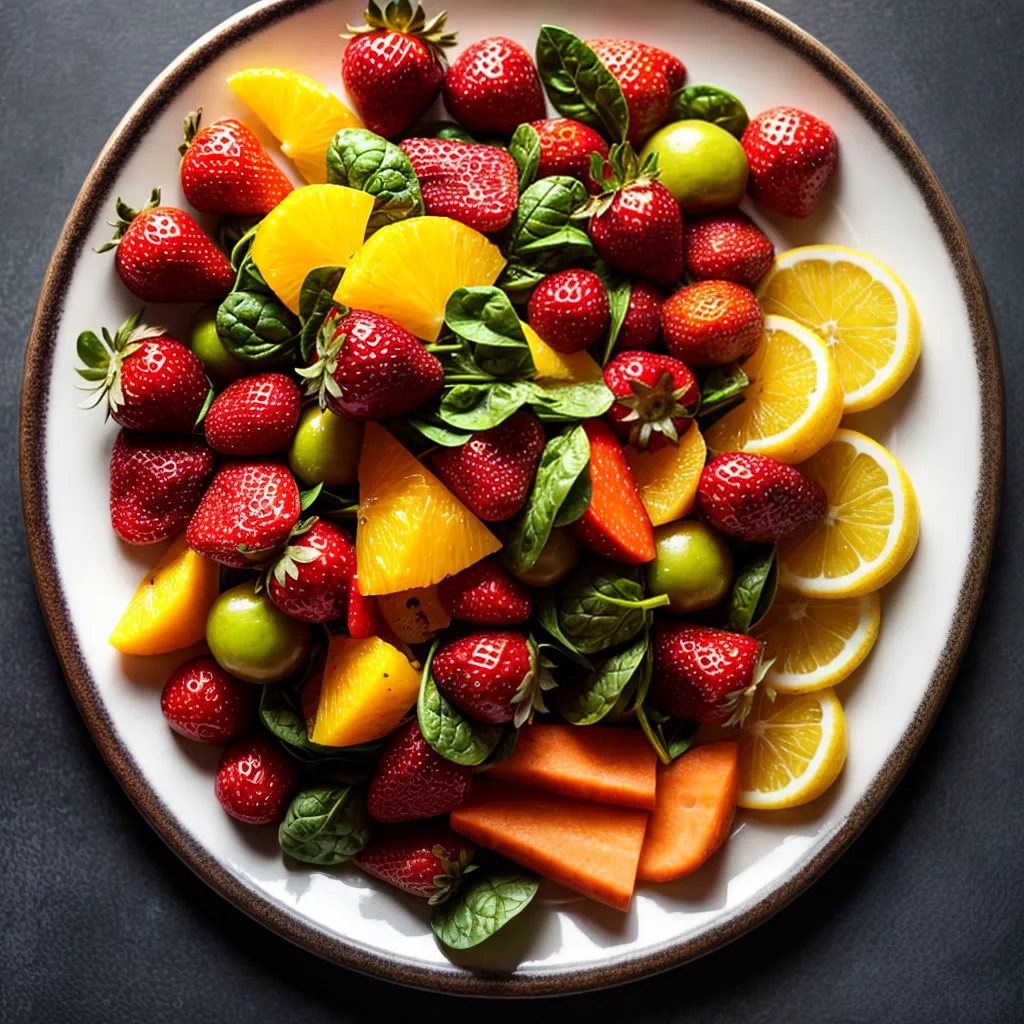 prato colorido frutas vegetais antioxidantes 1