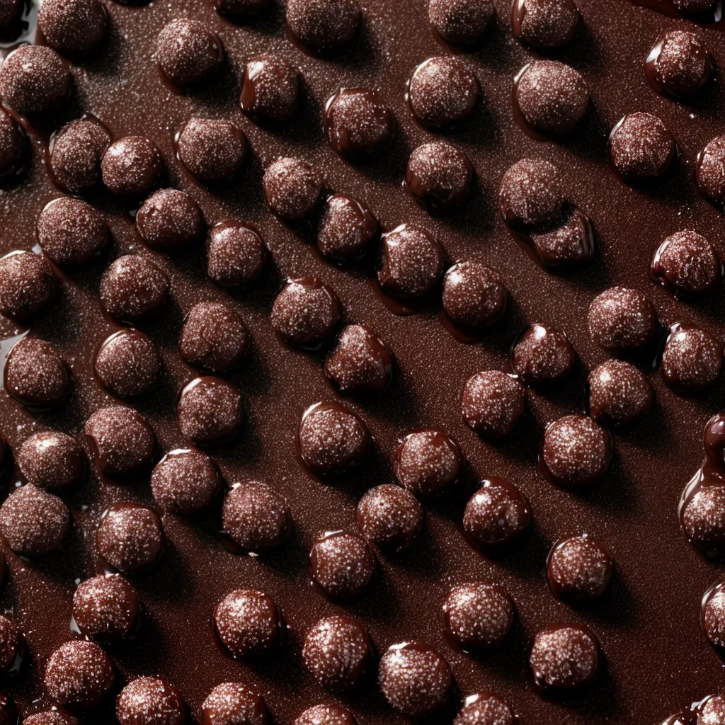 chocolate amargo textura brilhante frutas