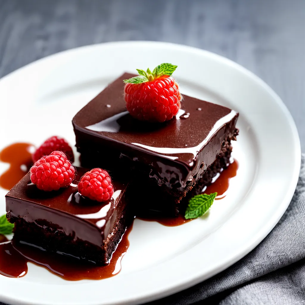 chocolate escuro raspberries hortela