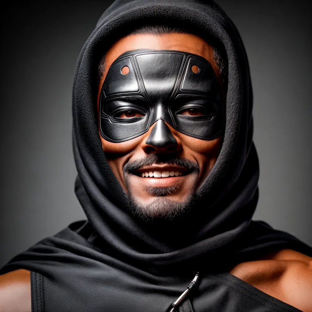 homem sorrindo mascara autocuidado