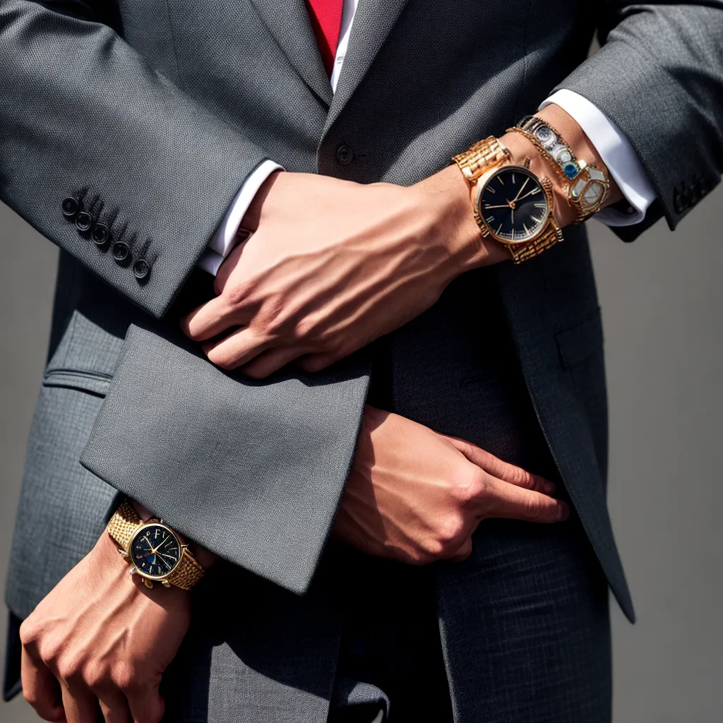 acessorios homens pulso elegante