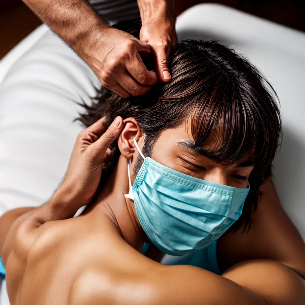 massagem relaxante homem mascara rostomassage relaxante homem mascara rosto