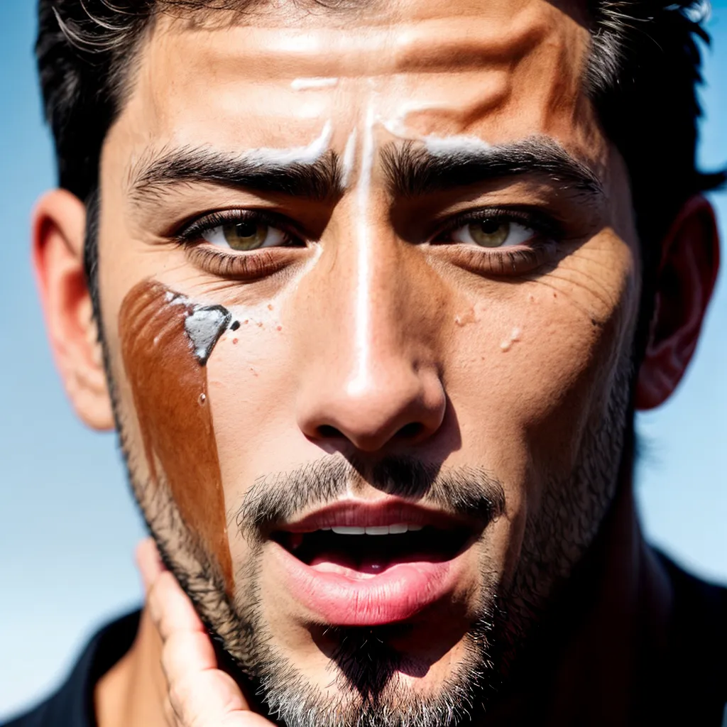 melasma homem aplicando protetor solar