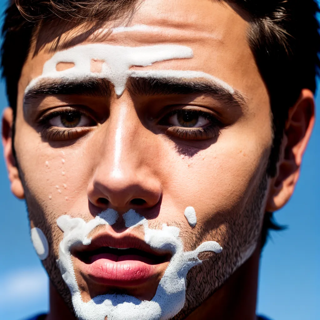 melasma homem aplicando protetor solar 1