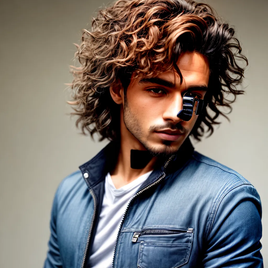 corte cabelo masculino ondulado estiloso