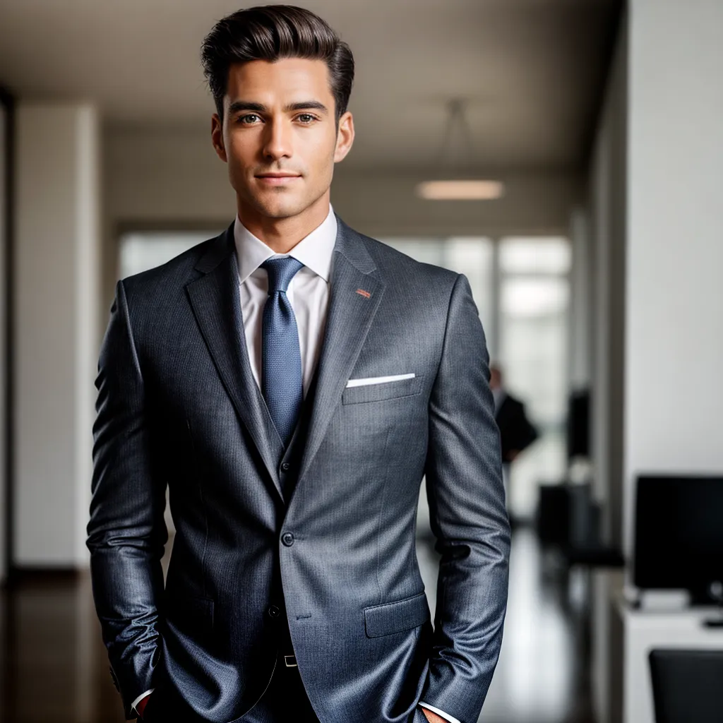 homem negocios traje sorriso confianca homem negocios traje sorriso confianca