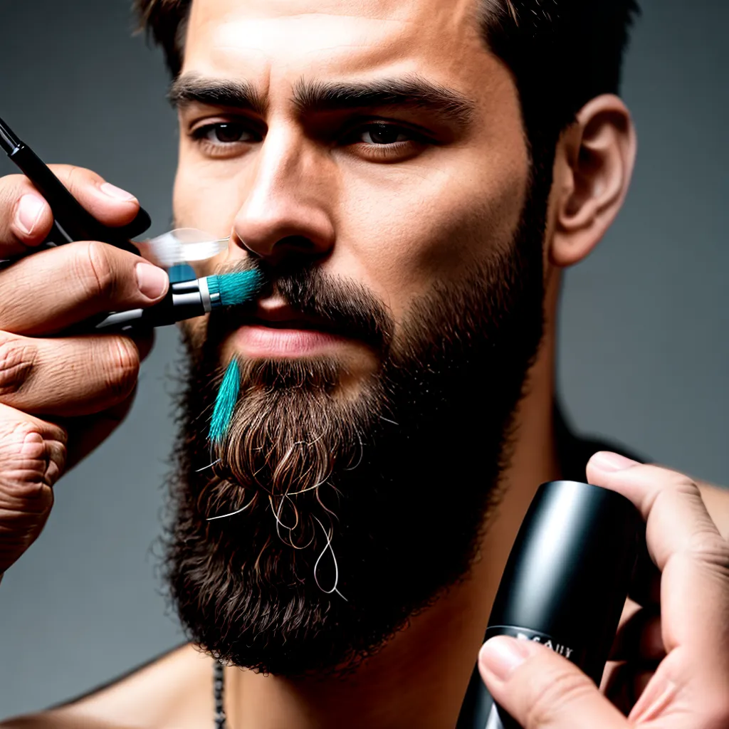 homem barba serum crescimento