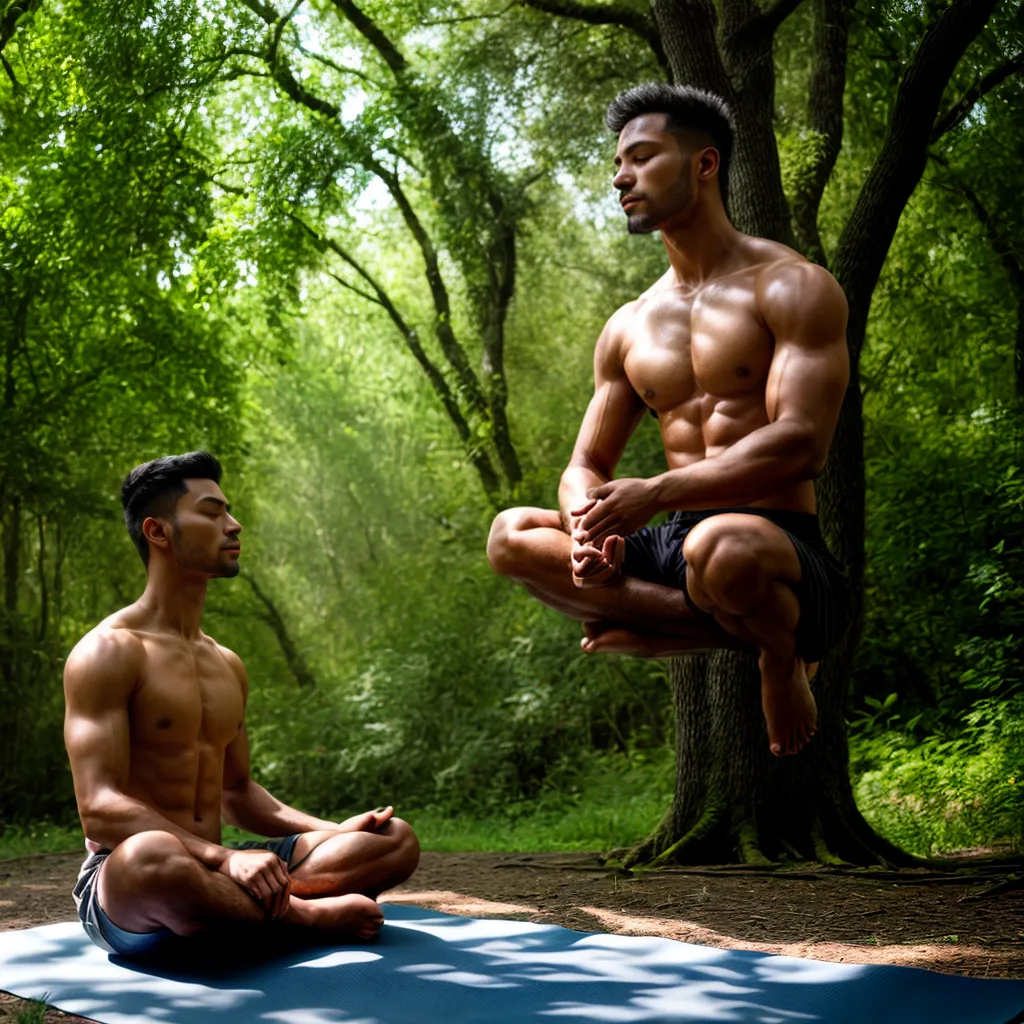 homem meditacao natureza serenidade homem meditacao natureza serenidade
