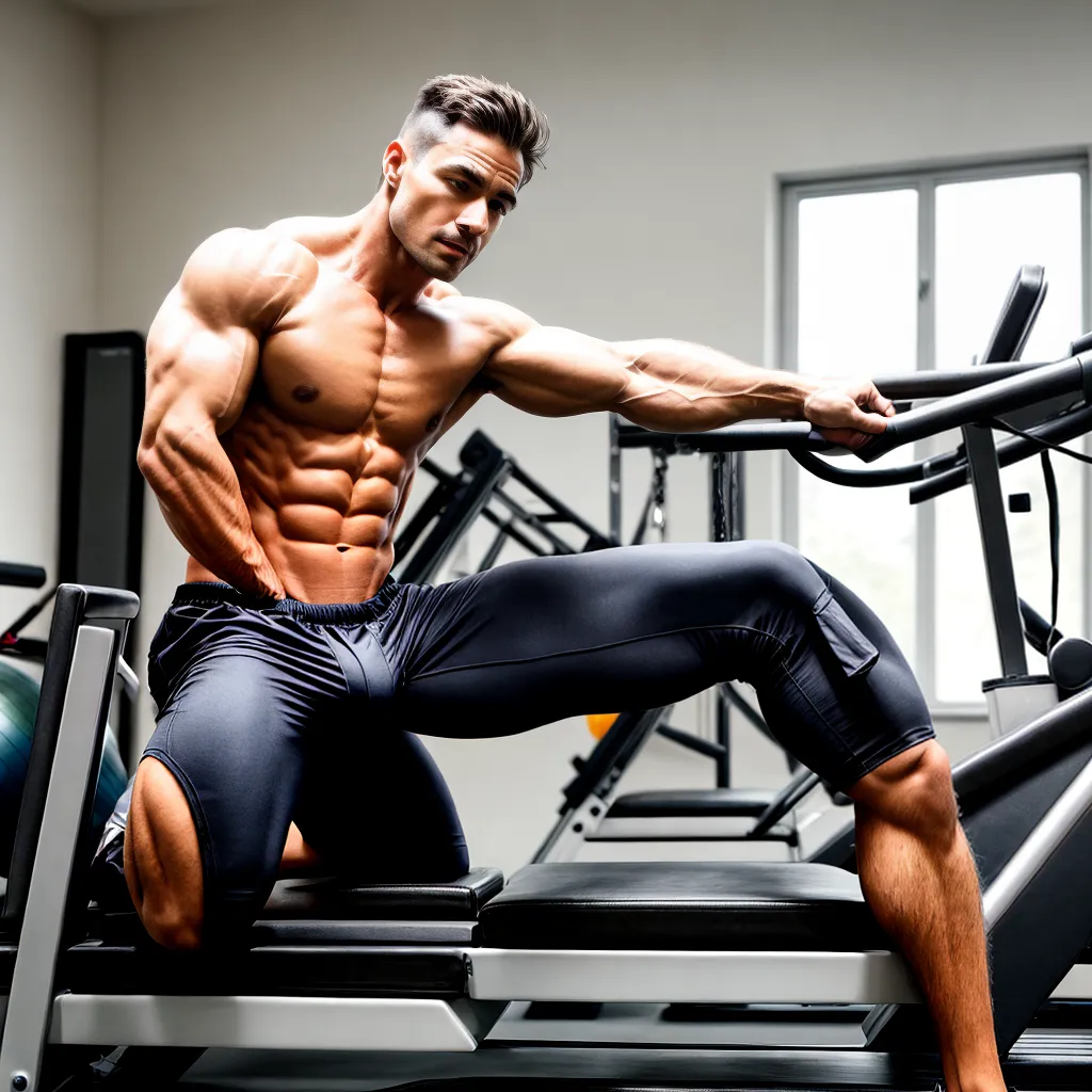 homem musculoso pilates reformer homem musculoso pilates reformer