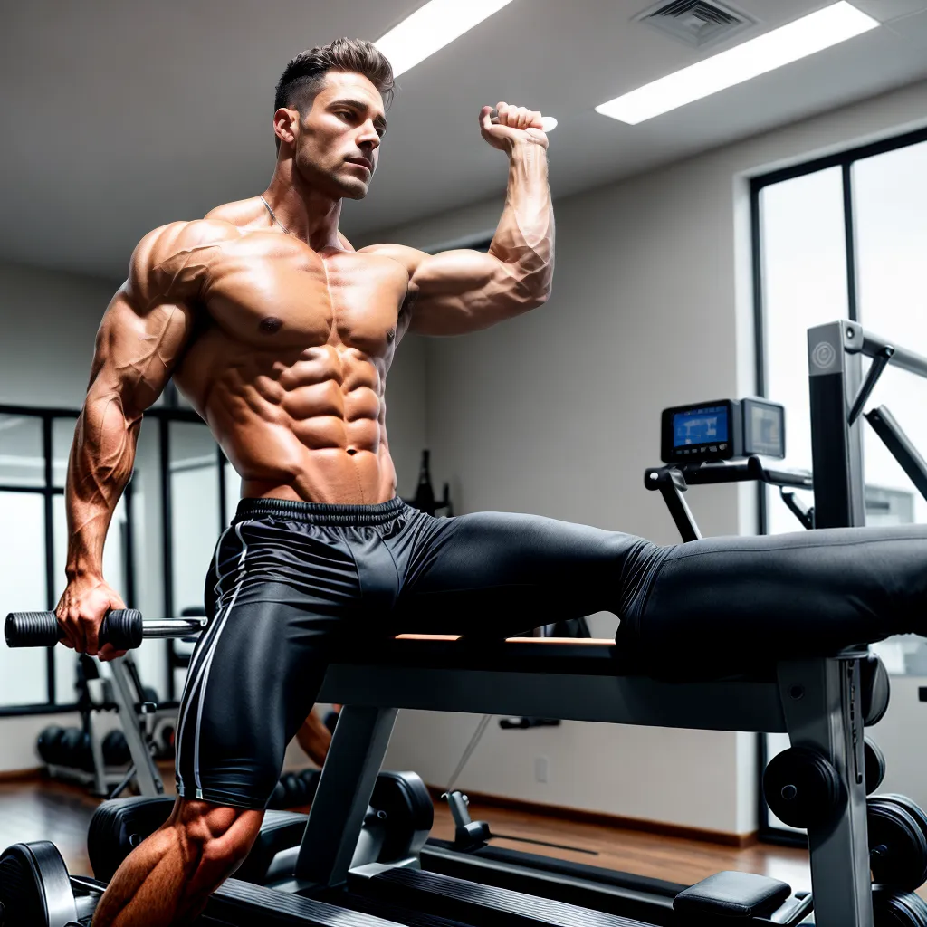homem musculoso pilates exercicio reformer homem musculoso pilates exercicio reformer