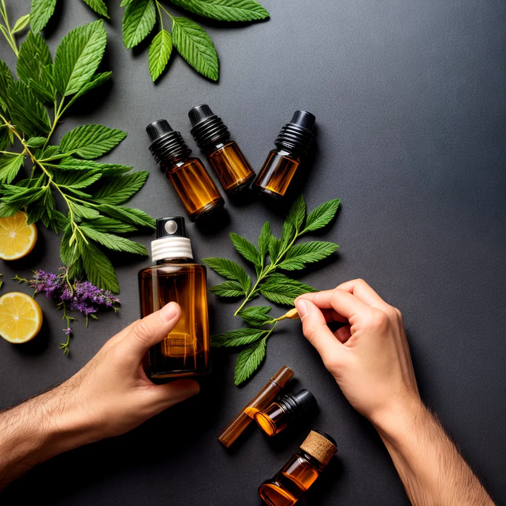 aromaterapia homem maos oleo ervas aromaterapia homem maos oleo ervas