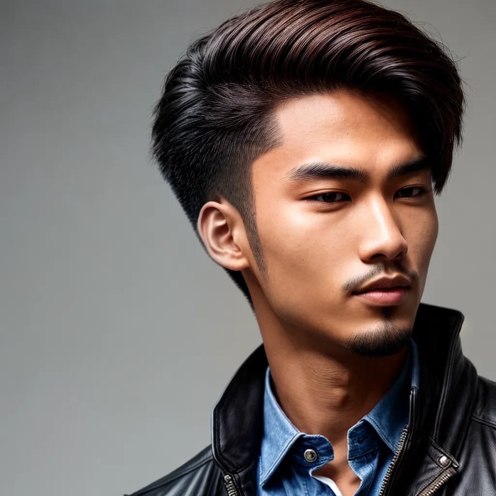homem jovem cabelo asiatico moderno homem jovem cabelo asiatico moderno