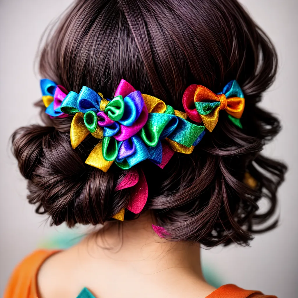 acessorios cabelo coloridos brilho inspiracao