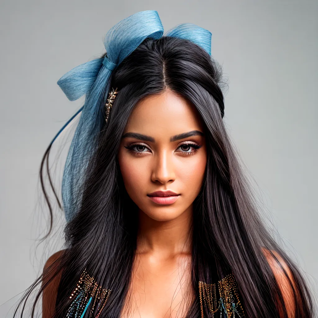 mulher cabelo acessorios elegancia