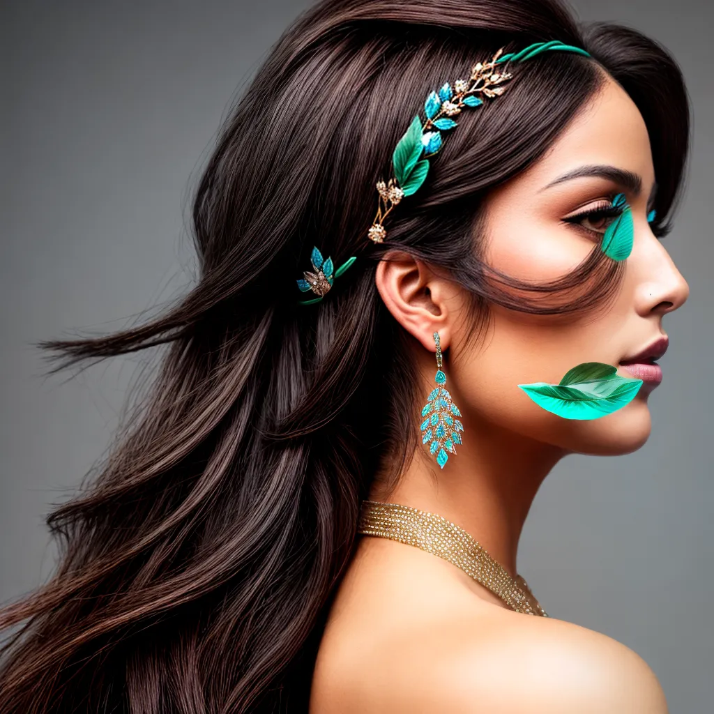 mulher cabelo acessorios estilo