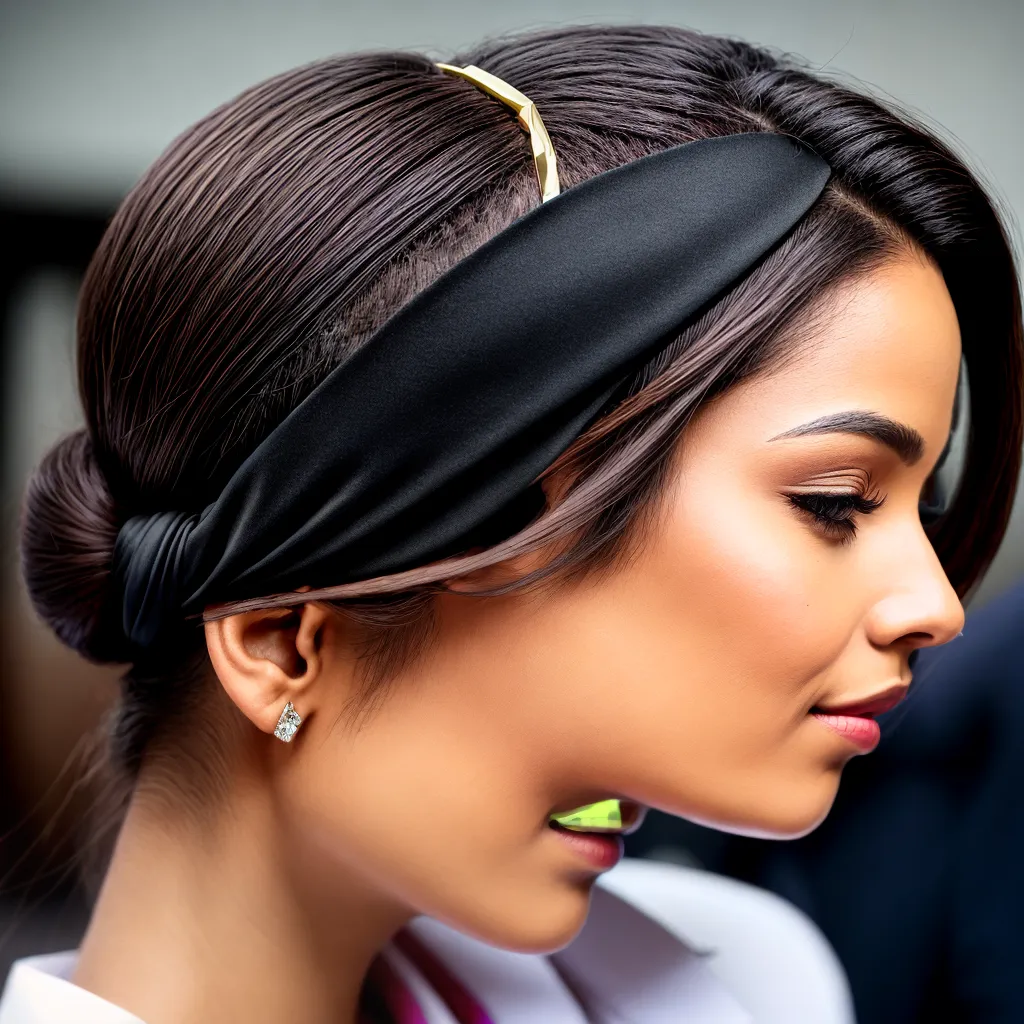 penteado sofisticado acessorio cabelo