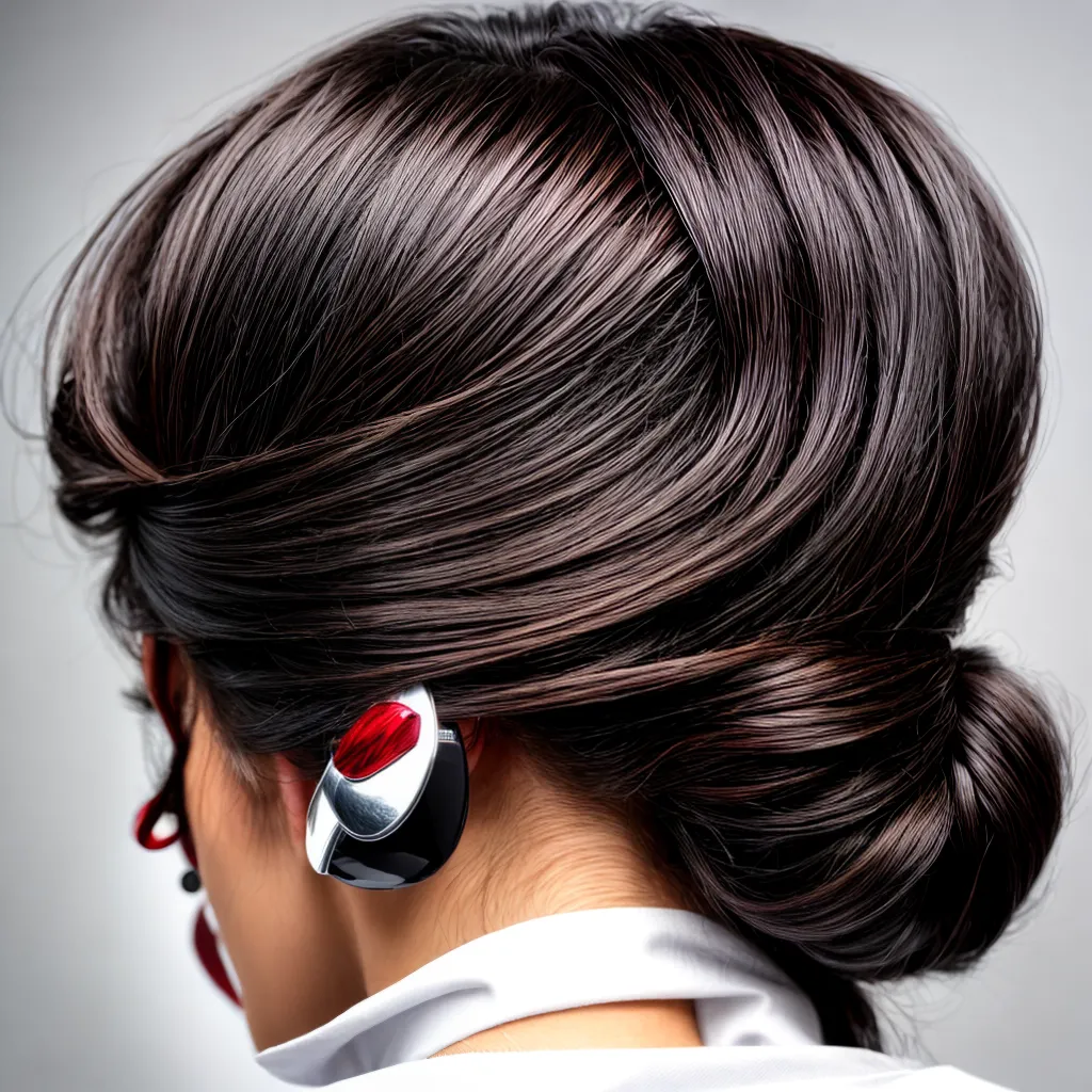 clip cabelo metalico elegante