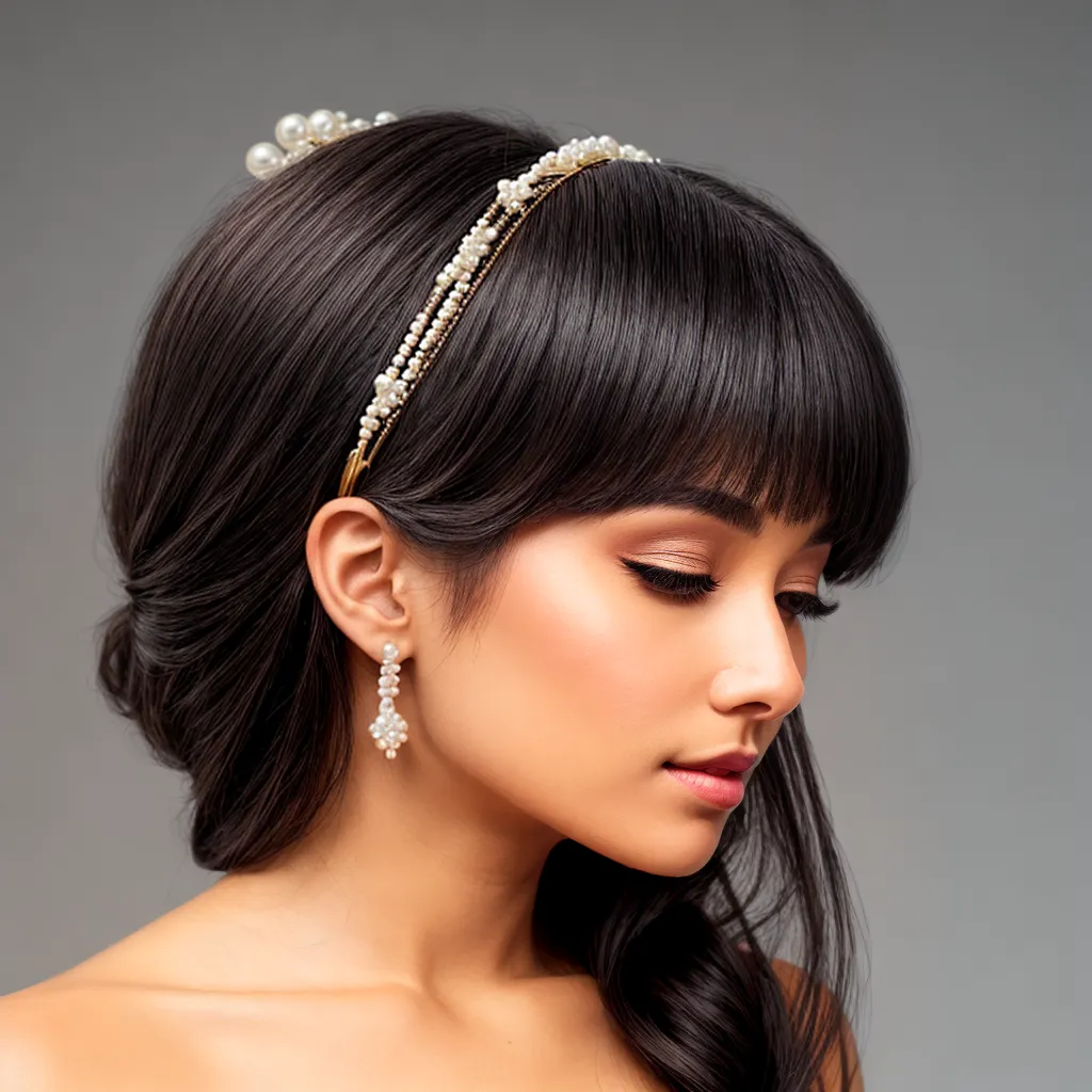 penteado elegante acessorio cabelo 1