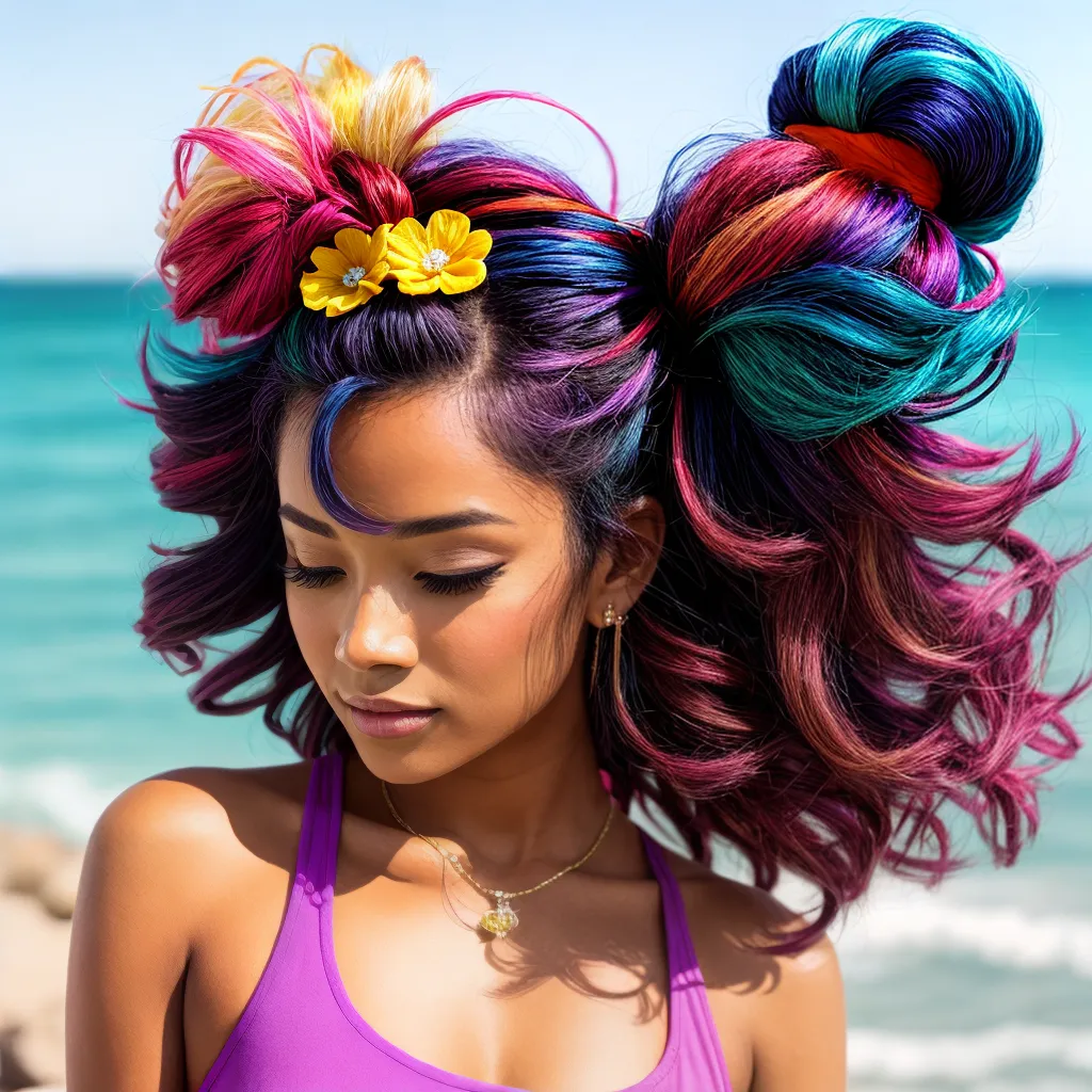 acessorios cabelo coloridos verao
