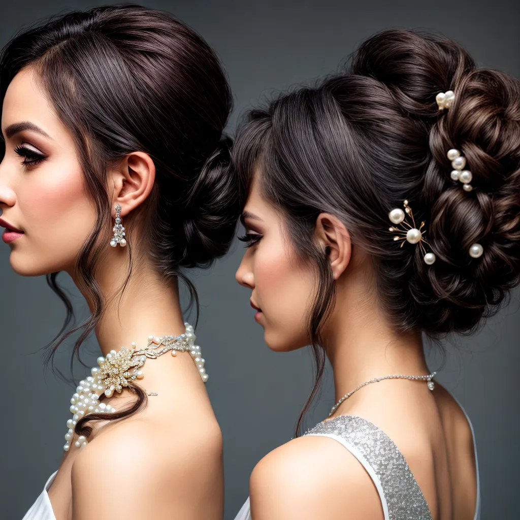 penteado sofisticado perolas evento formal penteado sofisticado perolas evento formal