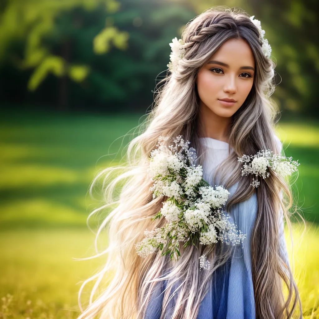 mulher cabelo florido romantico 1 mulher cabelo florido romantico 1