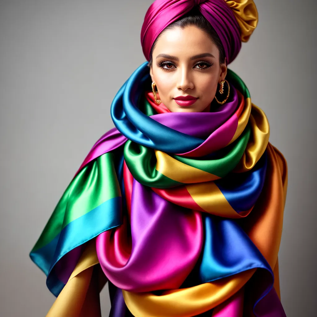 mulher cabelo esvoacante turbante colorido mulher cabelo esvoacante turbante colorido