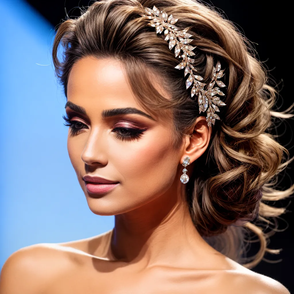 acessorio cabelo brilhante palco acessorio cabelo brilhante palco