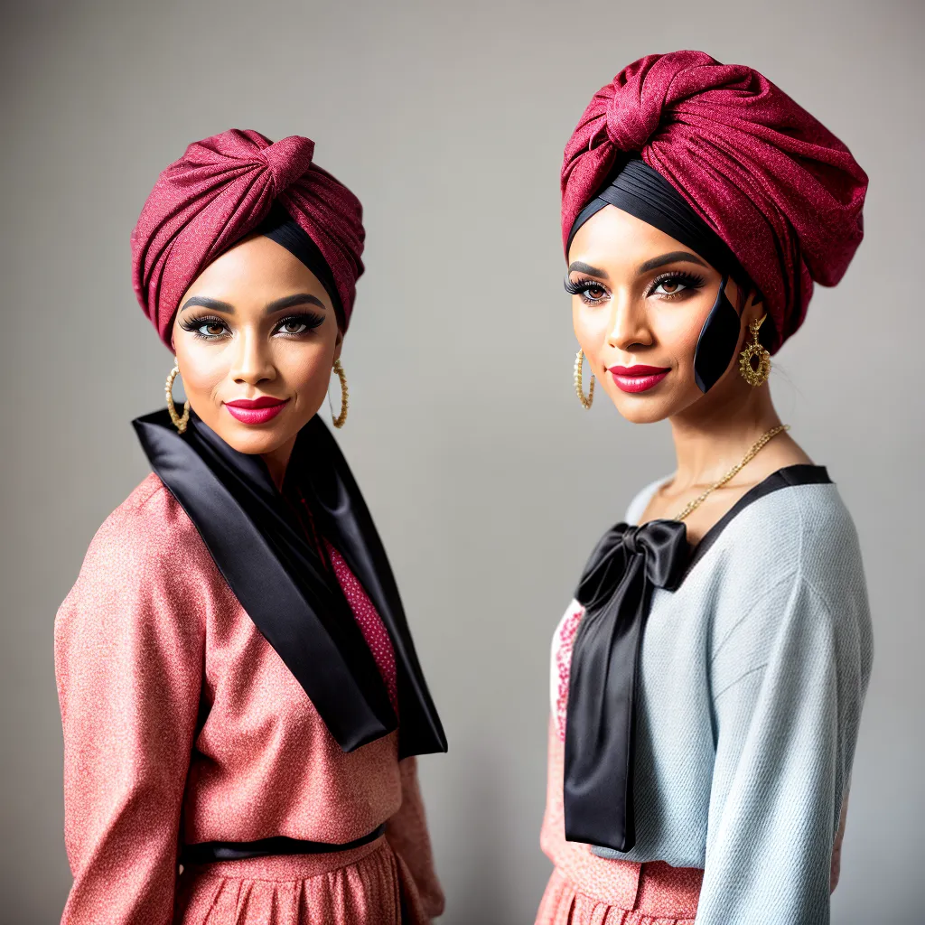 mulher estilosa turbante vibrante mulher estilosa turbante vibrante