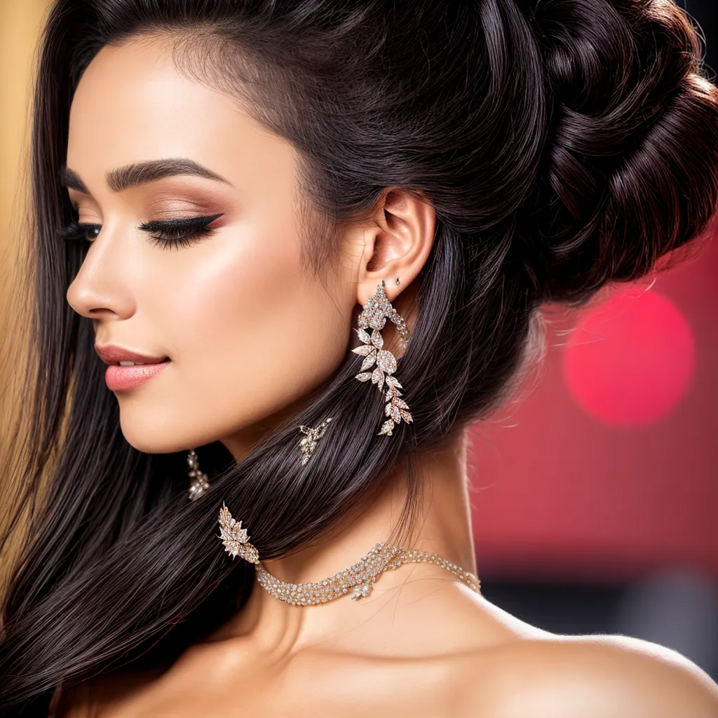 presilha cabelo brilhante rhinestones perolas 2 presilha cabelo brilhante rhinestones perolas 2