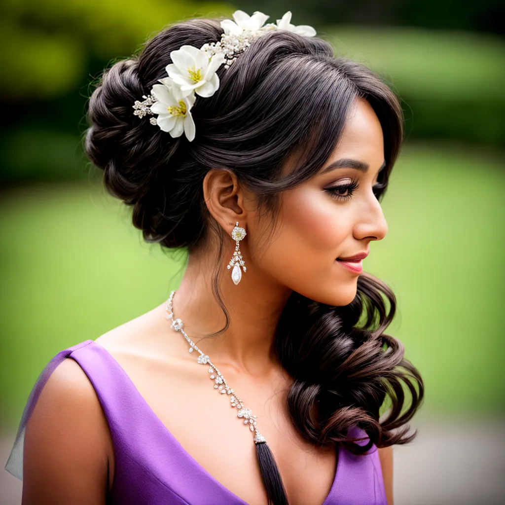 noiva penteado natural casamento ar livre noiva penteado natural casamento ar livre