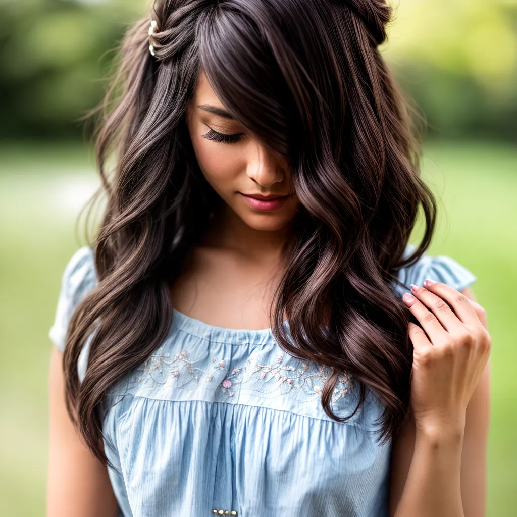 mao mulher clip floral cabelo mao mulher clip floral cabelo