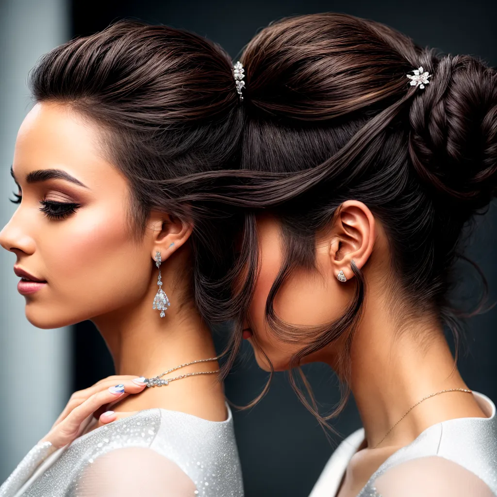 penteado sofisticado cristal negocios 1 penteado sofisticado cristal negocios 1