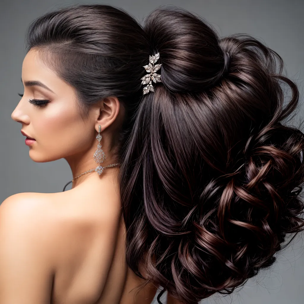 mulher penteado sofisticado acessorio cristal mulher penteado sofisticado acessorio cristal