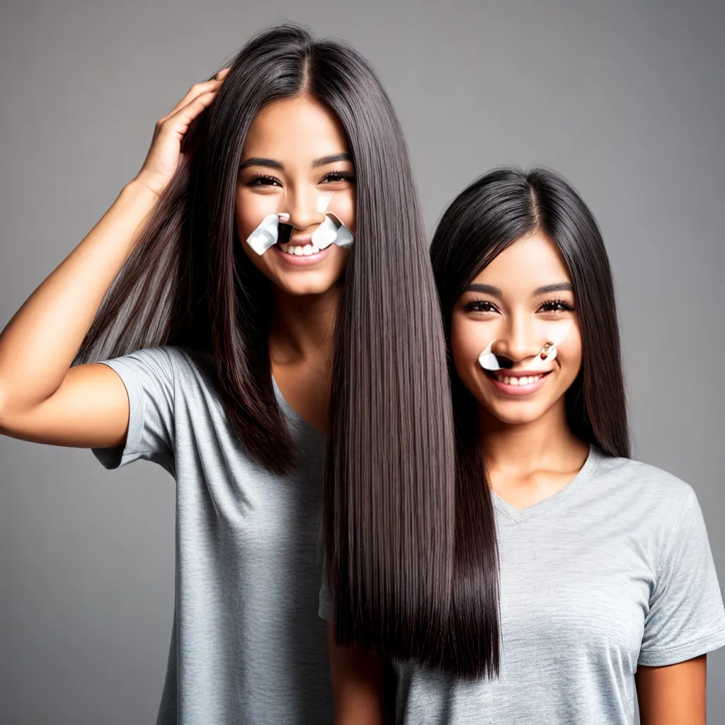 mulher cabelo liso natural confiante