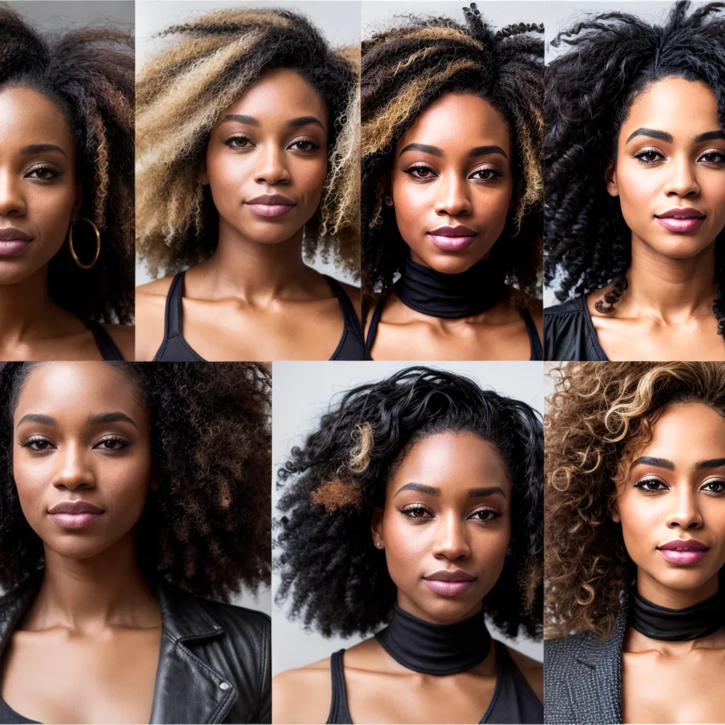 mulheres textura cabelo natural danificado