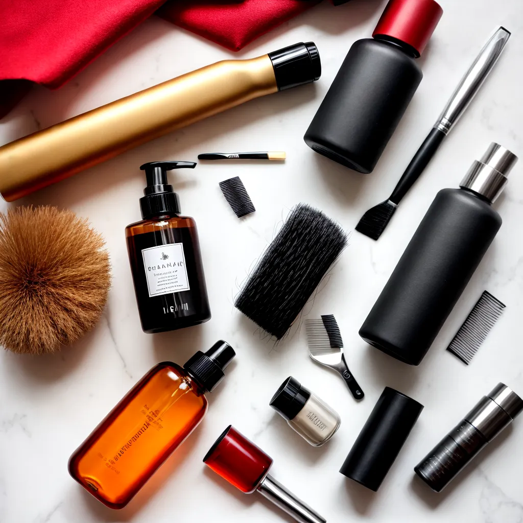 mao mulher serum cabelo ferramentas
