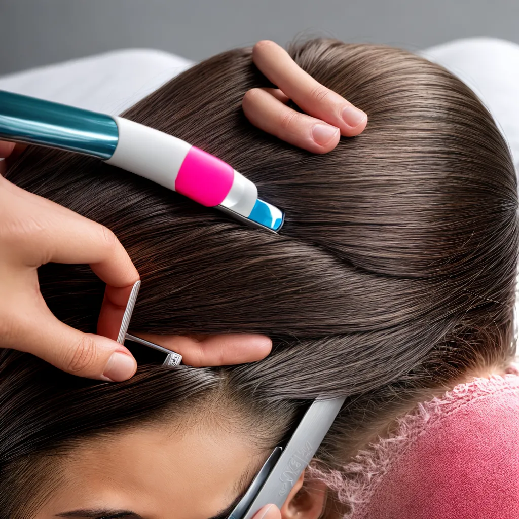 mao mulher serum cabelo ferramentas 1