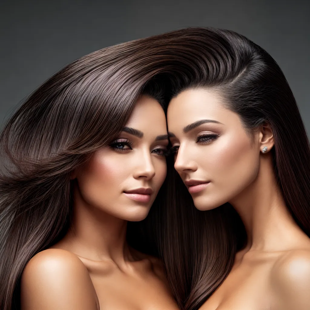 cabelo liso mulher ferro vapor