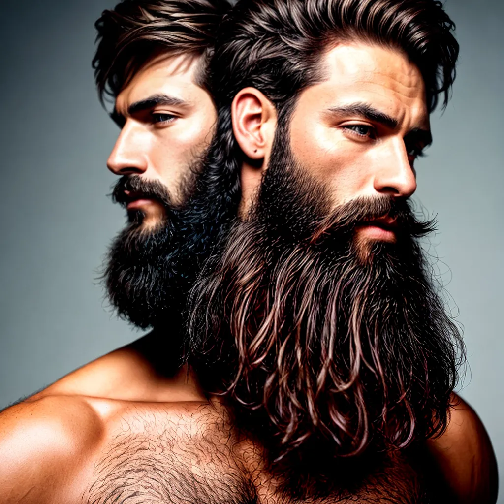 barba estilosa homem confiante barba estilosa homem confiante