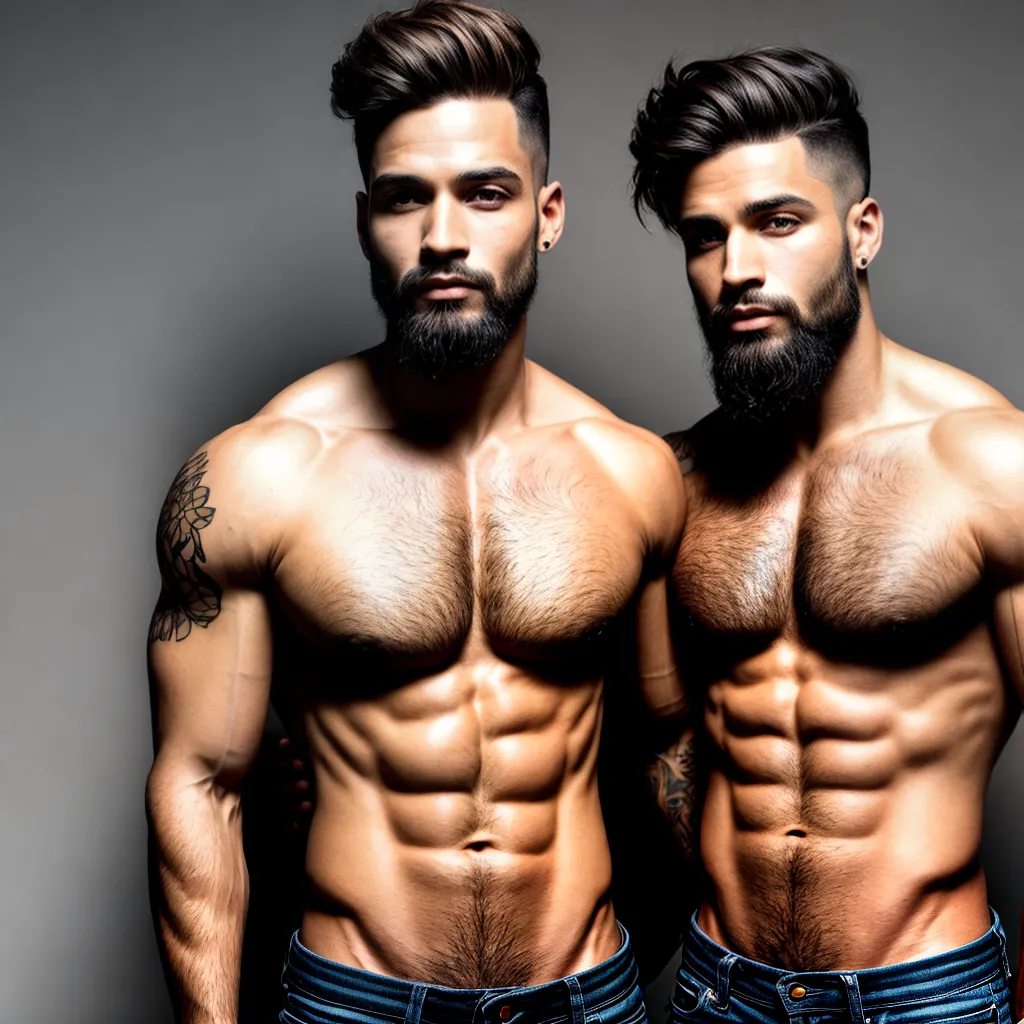 homem barba tatuagens estilo