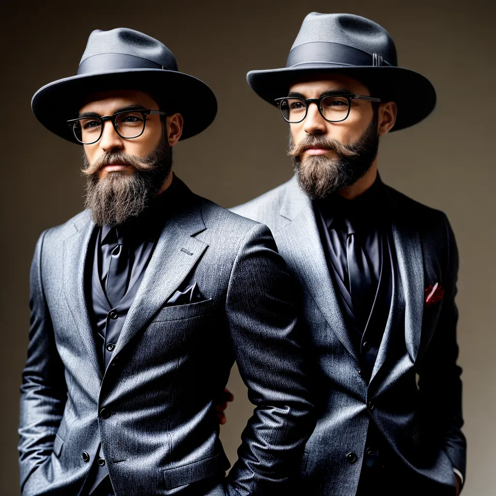 homem estiloso barba oculos chapeu 3 homem estiloso barba oculos chapeu 3