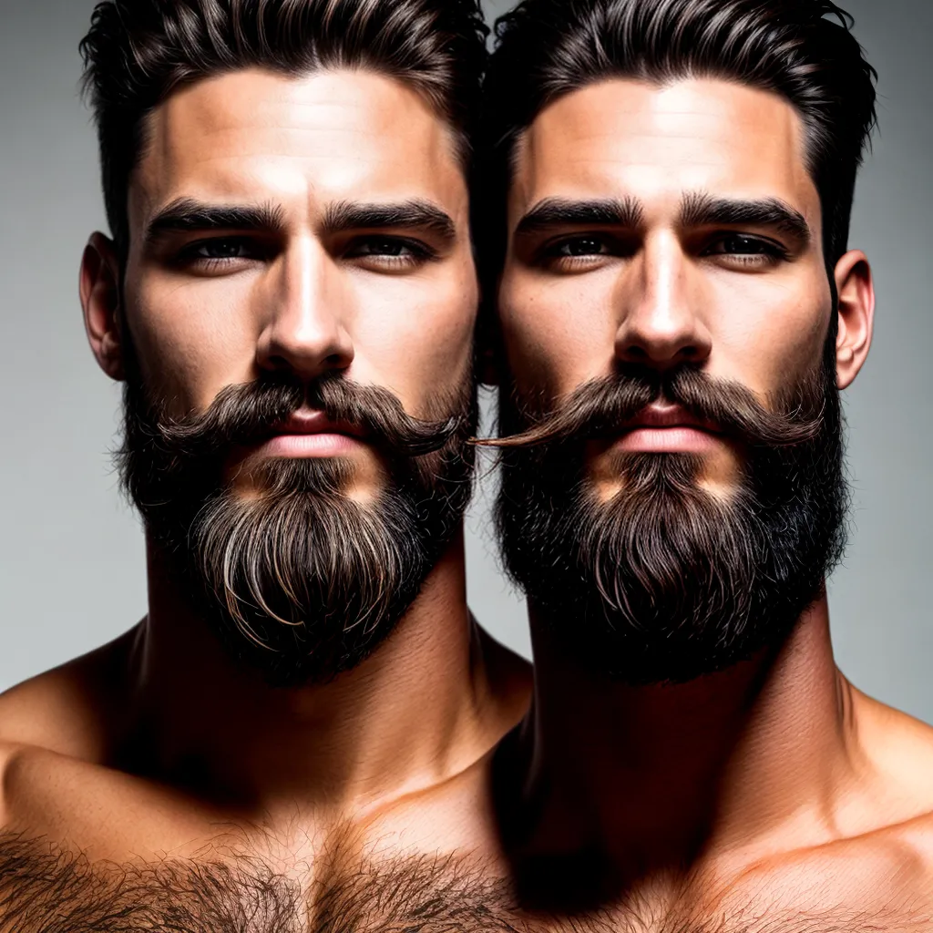 rostos barba bigode estilos