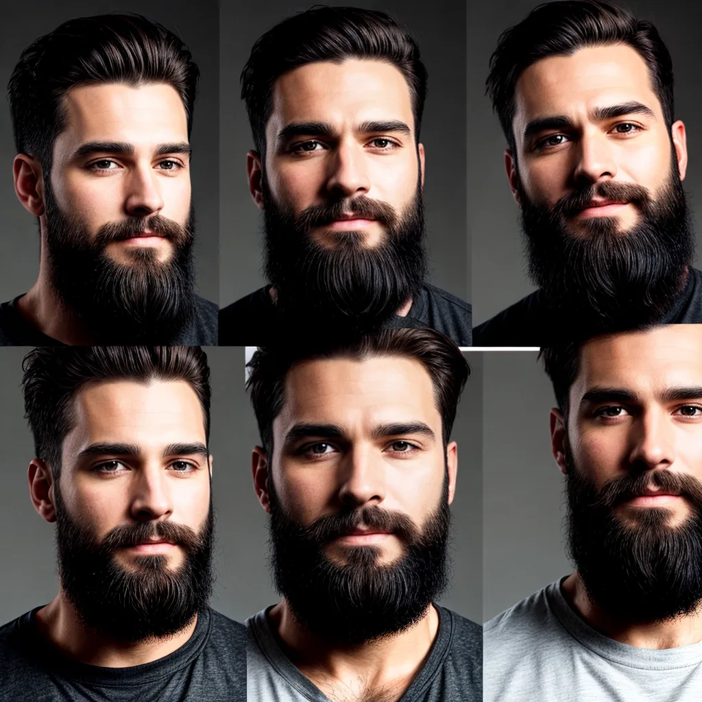 barba curta longa transicao