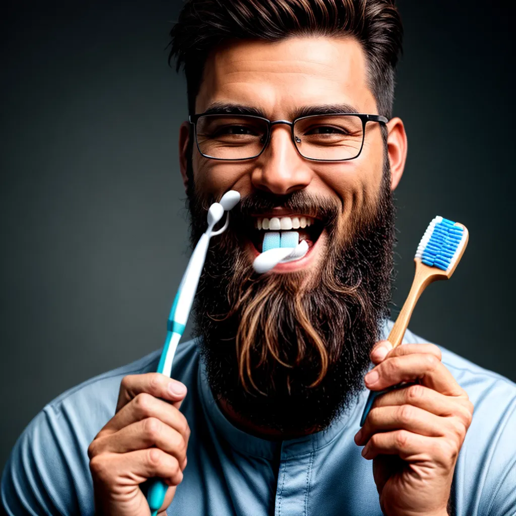 barba sorriso higiene dental