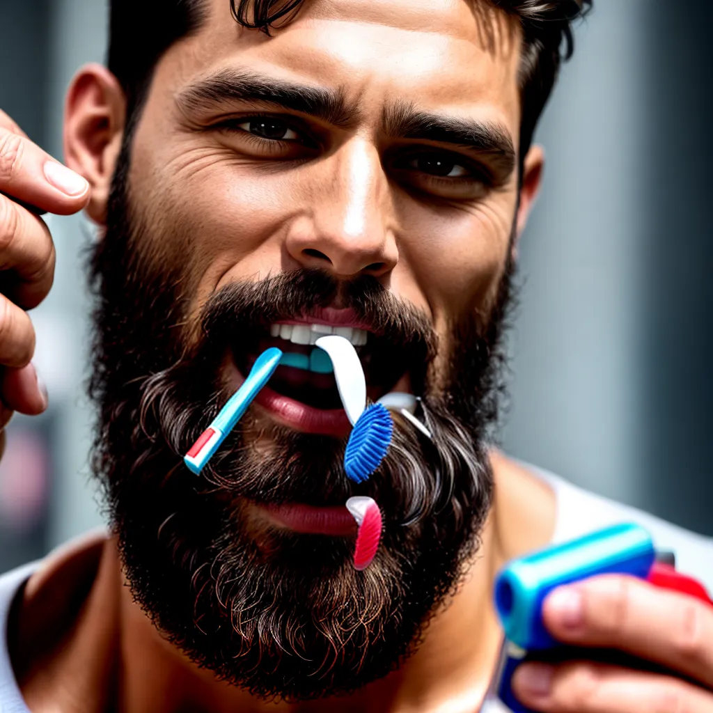 barba saudavel higiene bucal