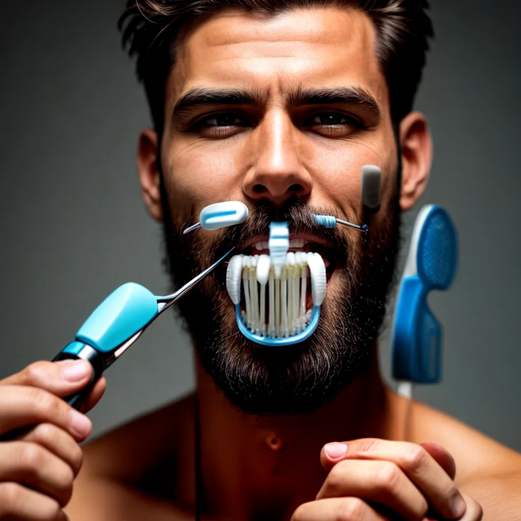 barba sorriso higiene bucal