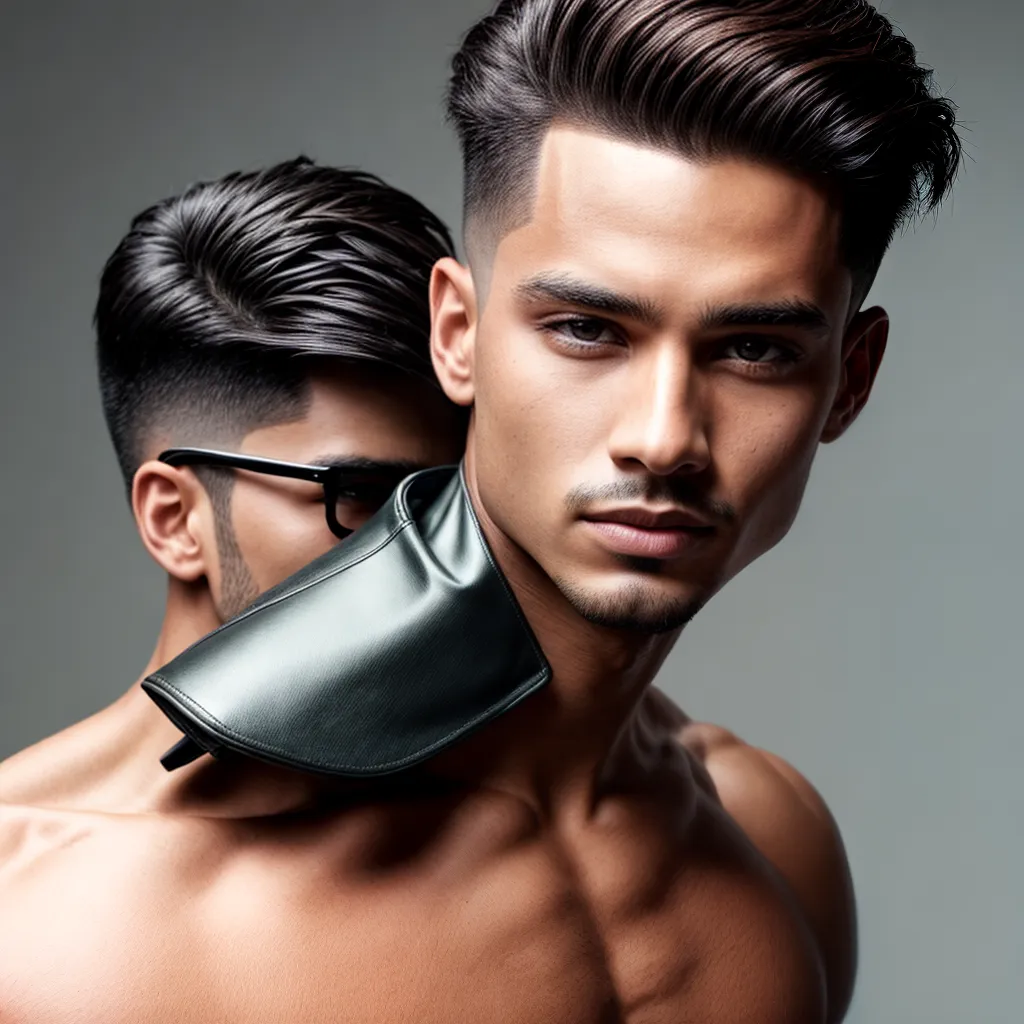 garoto estiloso cabelo penteado sofisticado garoto estiloso cabelo penteado sofisticado