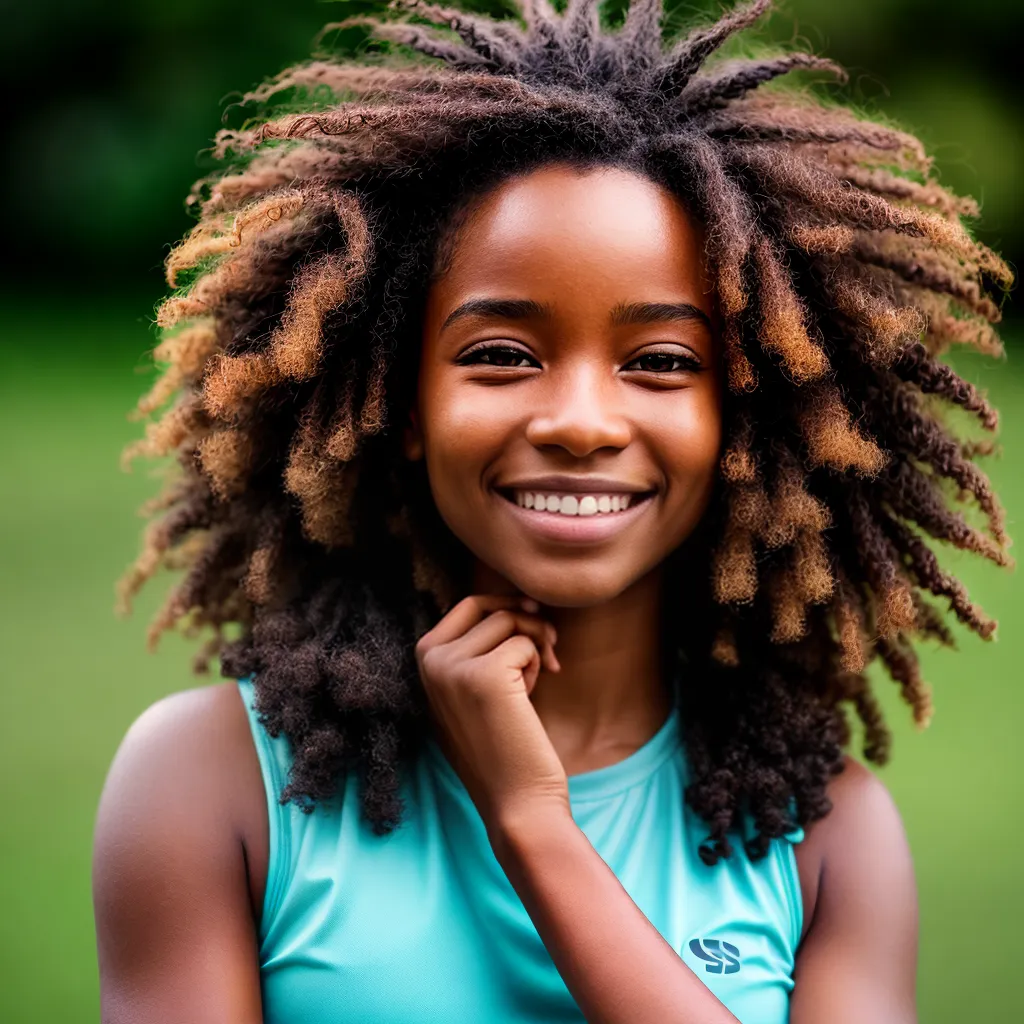 cabelo infantil saudavel sorriso