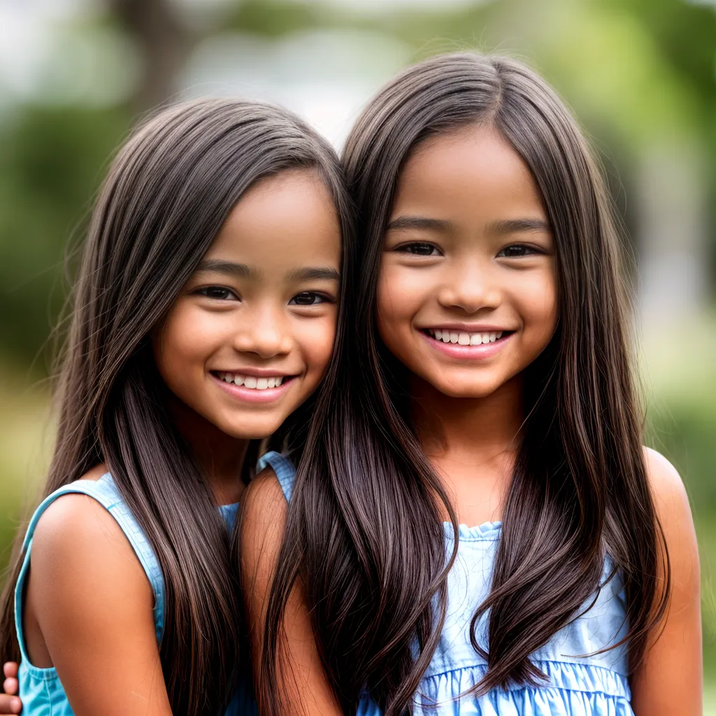 cabelo menina saudavel sorriso