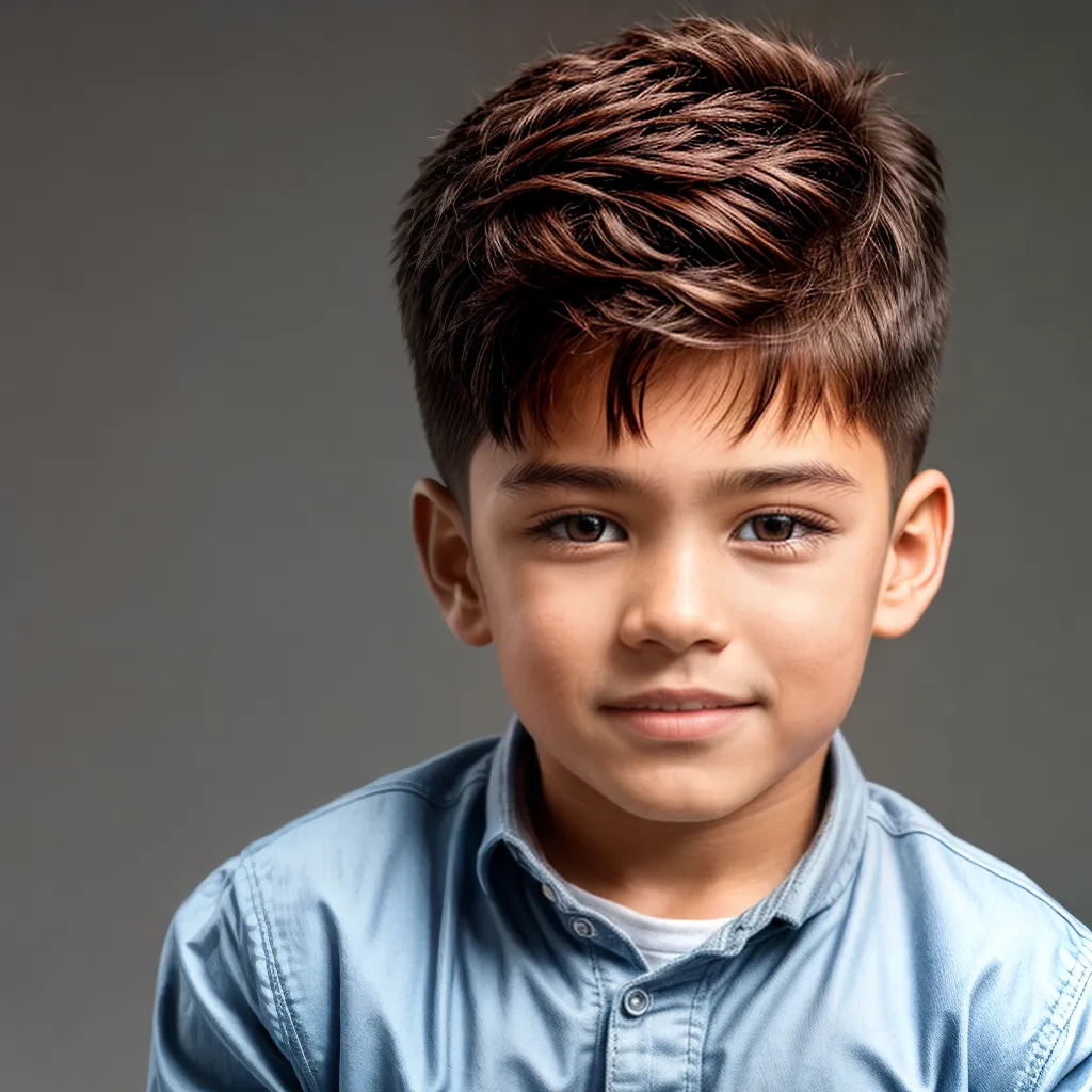 corte cabelo menino rosto quadrado